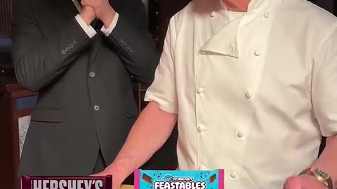 Gordon Ramsay Ranks Feastables vs Hershey’s! 🍫 #Shorts
