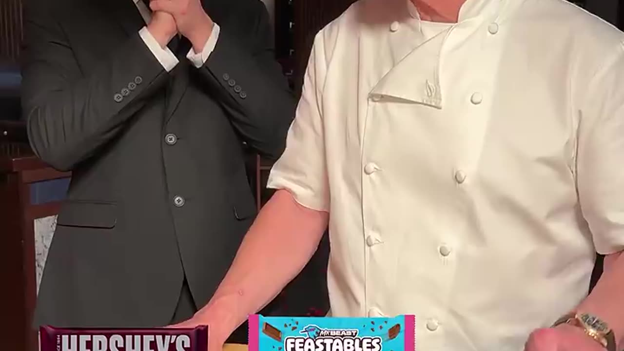 Gordon Ramsay Ranks Feastables vs Hershey’s! 🍫 #Shorts