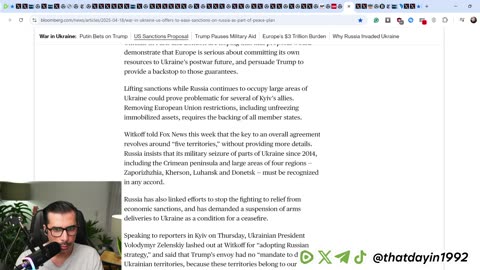 New Round Of Iran-US Negotiations, New US Peace Proposal to Russia & Ukraine US, Middle East