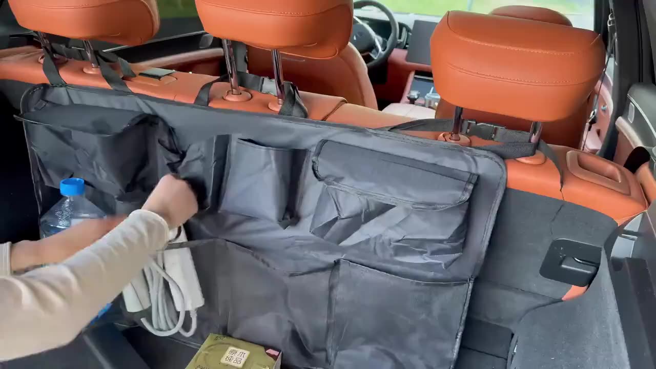 Keep Your Car Organized & Clutter-Free with the Navi Global Car Back Seat Organizer!