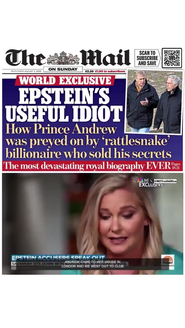 Prince Andrews complicity in Epsteins crimes is a national disgrace