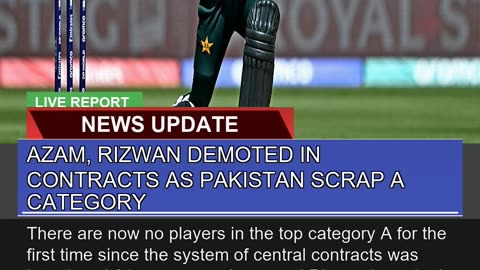 Azam Rizwan Demoted in Contracts as Pakistan Scra
