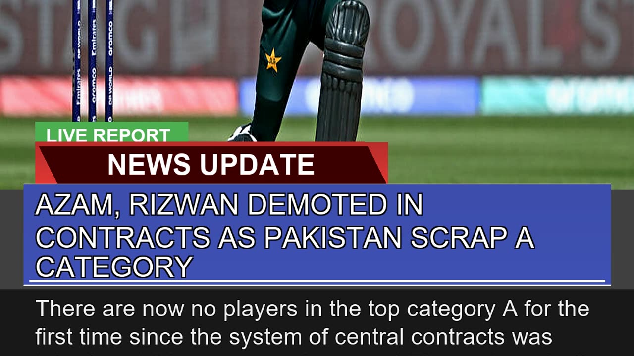 Azam Rizwan Demoted in Contracts as Pakistan Scra