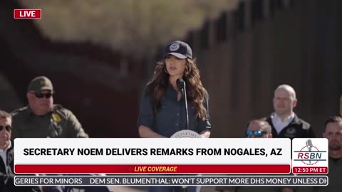 FULL SPEECH: Kristi Noem Speaks on Border Security from the Southern Border - 02/04/26