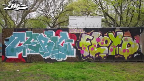 Graffiti Hall // HAMBURG St.Pauli, Bismarck-Denkmal (Real Life Legendär Graffiti 2025 Video )