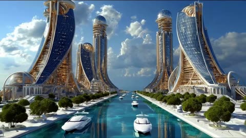 Floating City of the Future (4K)