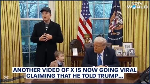 Musk's Son Viral Video | Elon Musk's Son X Æ Tells Donald Trump To 'Shush His Mouth' | Trump News