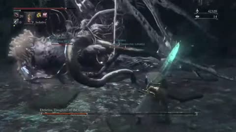 Bloodborne Ebrietas Daughter Of The Cosmos Boss Fight