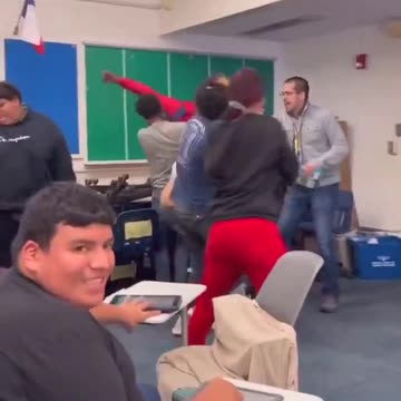 Donkey KANG Bitch SLAP In The Classroom Cuz He Ain' PLAYIN'!