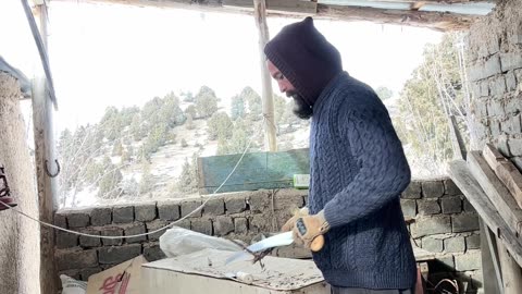 Wood cutting off grid