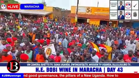 H.E. Bobi Wine Heads to Maracha & Terego