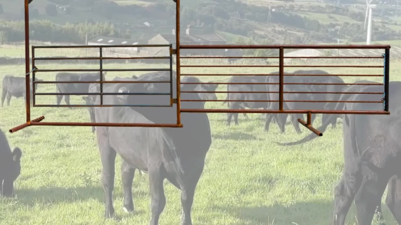 American-Made Freestanding Bow Gate Panels