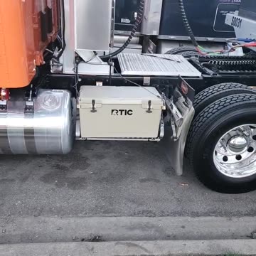 Cooler storage #ourtruckinglife #trucking #atruckerslife #truckdriver
