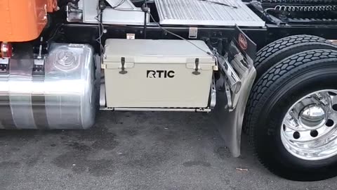 Cooler storage #ourtruckinglife #trucking #atruckerslife #truckdriver