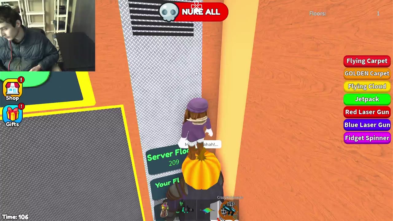 Roblox Spider-Man Scary Elevator Game (Survival-Genre Roblox Game) Gameplay Part #1 With Commentary