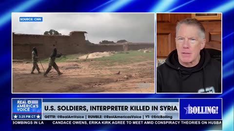 TWO U.S. SOLDIERS AND AN INTERPRETER KILLED IN SYRIA