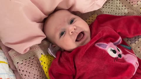 Baby Kayla Day 77 – Nonstop Smiles Today! So Happy & Adorable! 😍💖