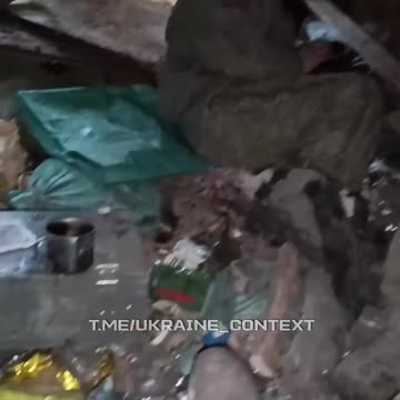 The Disgusting Inside of a Russian Dugout