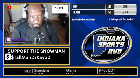 Fever vs Sun LIVE | Snowman’s Old‑School PBP, Caitlin Clark Lights It Up Again! 🔥 #SubAThon