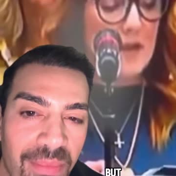 Politician Talking About LA Fires Wearing Upside Down Cross