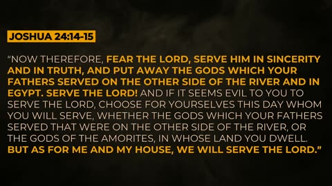 It's Time to Decide (Joshua 24:14-15) | Pastor Abram Thomas