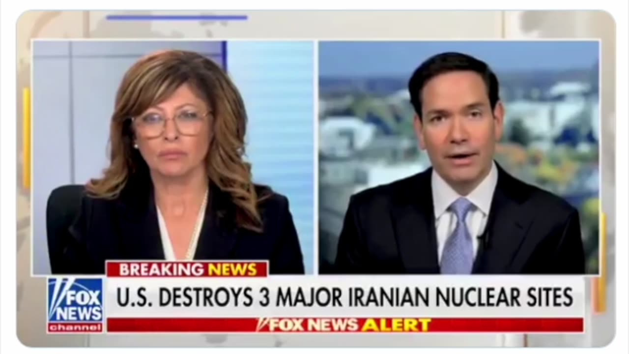 Marco Rubio : We Are Not At War With Iran