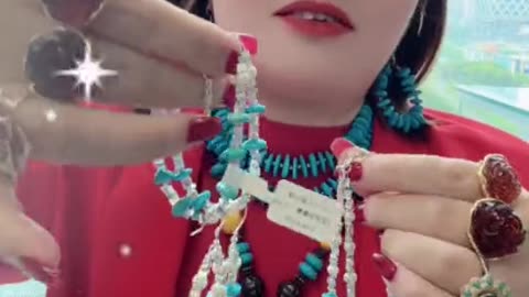 250509-11 Natural Turquoise & Pearl Set, Exceedingly Gorgeous