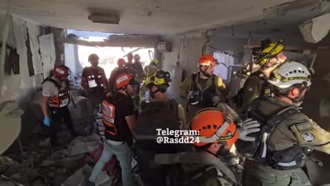 🚨🔥 Israel Iran War | Search & Rescue at Be'er Sheva Missile Strike Site | RCF