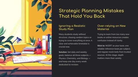 Common Mistakes NEET Aspirants Make in the Final 6 Months and How to Avoid Them