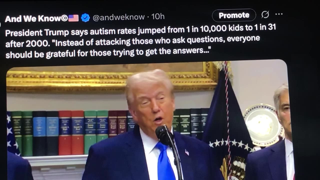 vaccines, Tylenol, Trump