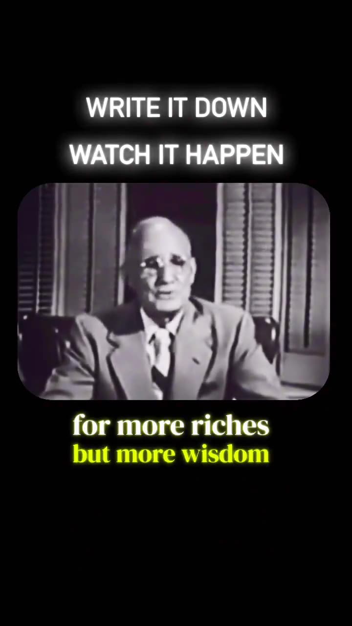 The power of writing down your goals