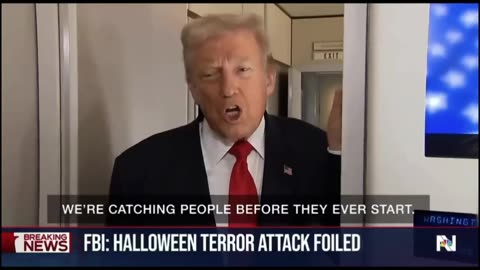 PUMPKIN DAY PSYOP! TRUMP PRAISES PRECRIME UNIT SAYING WE'RE CATCHING PEOPLE BEFORE THEY START!