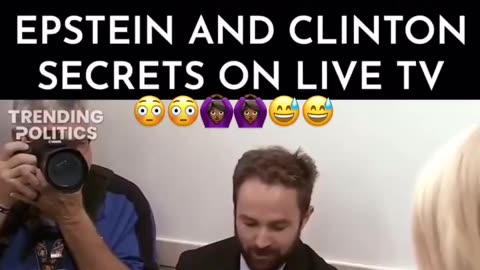 This reporter drops the Epstein and Clinton secrets on live tv