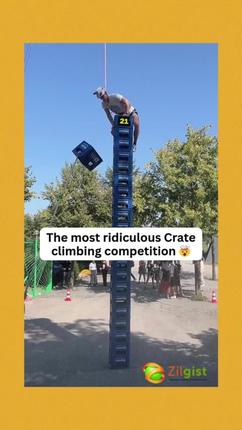 The most ridiculous Crate climbing competition 🤯