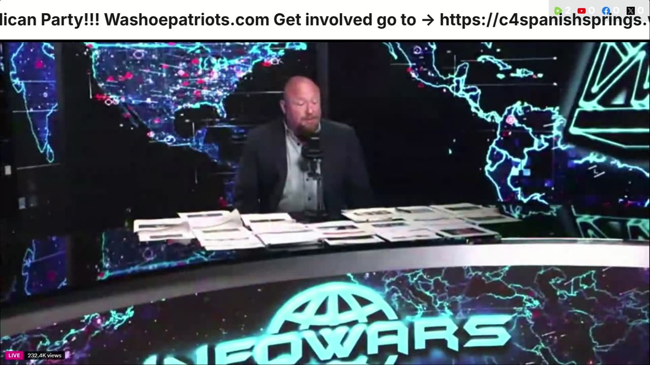 Alex Jones, Info Wars, 08/07/2025