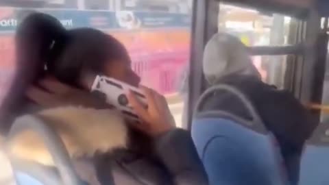 He asks her to kindly lower her voice but she doesn't care and continues screaming like