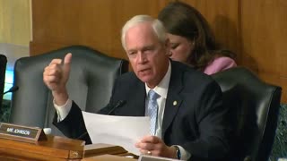 Senator Ron Johnson in Senate Finance Hearing 9.4.25