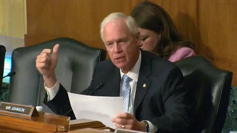 Senator Ron Johnson in Senate Finance Hearing 9.4.25 