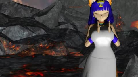 MMDxAC egyptian dance ft helen as ankha