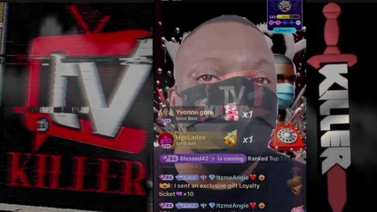 MESSY CALLER EVENING SHOW ADMIN BADGE GETS DROP AN GETS KICK OUT THE LIVE