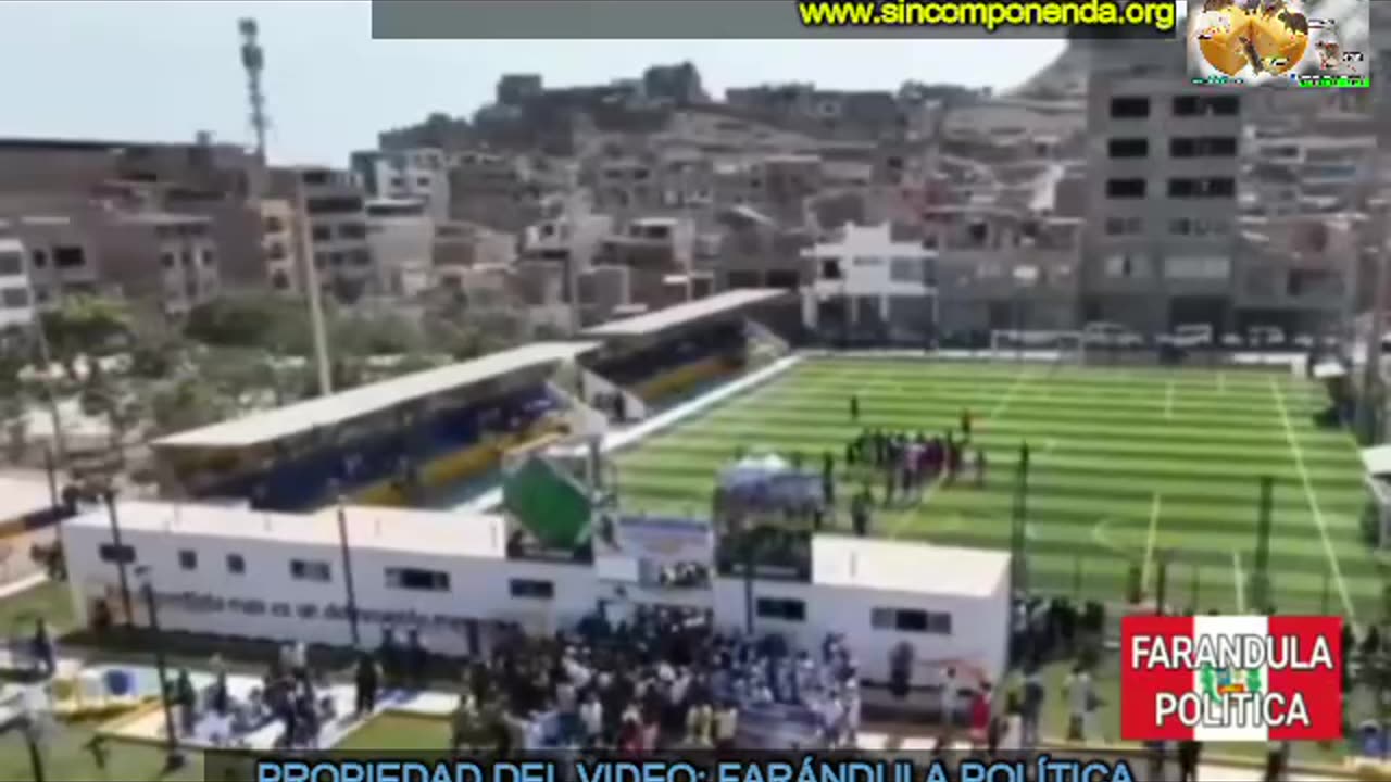 ALCALDE PORKY CON EL AJEDREZ Y EL POLIDEPORTIVO EN SAN MARTÍN DE PORRES