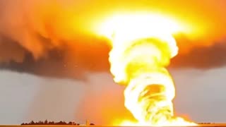WATCH: As the tornado is inside of the gas station
