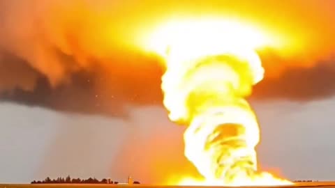 WATCH: As the tornado is inside of the gas station
