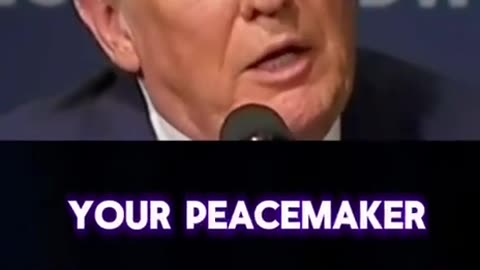 "Blessed are the peacemakers"