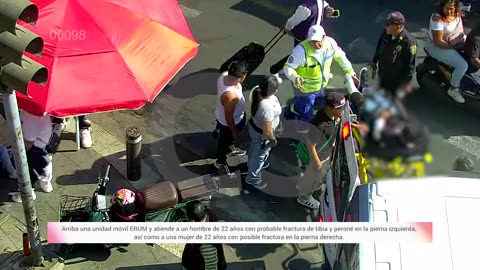 Accidente - motociclista | #C5CorazónDeLaCDMX