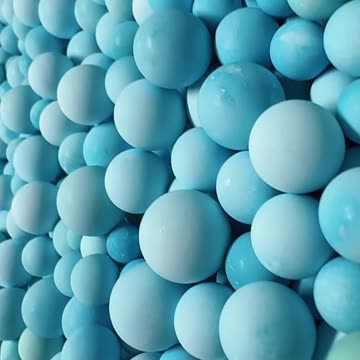 20250729-7 Natural Original Turquoise Round Beads Bloom Green Glow