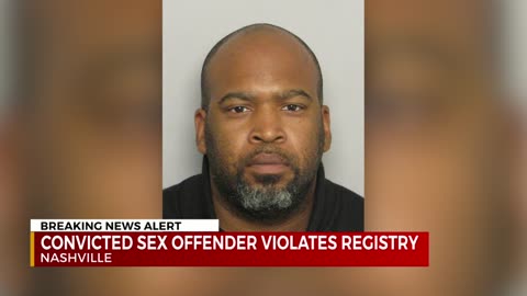 Black violent child sex offender arrested for violating registration