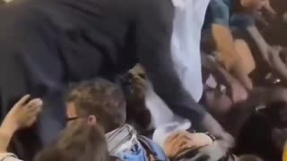 Egyptians are physically throwing out the Western leftists who showed up to “march to Gaza.”
