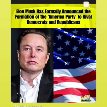 Elon musk making a third party the American party 7/9/25