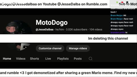 Go find my new channel @JesseDalbaa Follow me on X and Rumble.com to find out why @JesseDalba